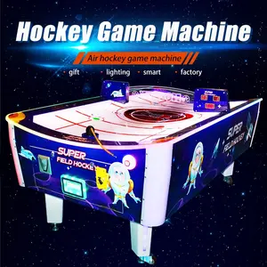 Hockey elettrico da tavolo gioco air hockey macchina da gioco da tavolo sport in legno giocattolo per bambini al coperto hockey su ghiaccio macchina da gioco arcade