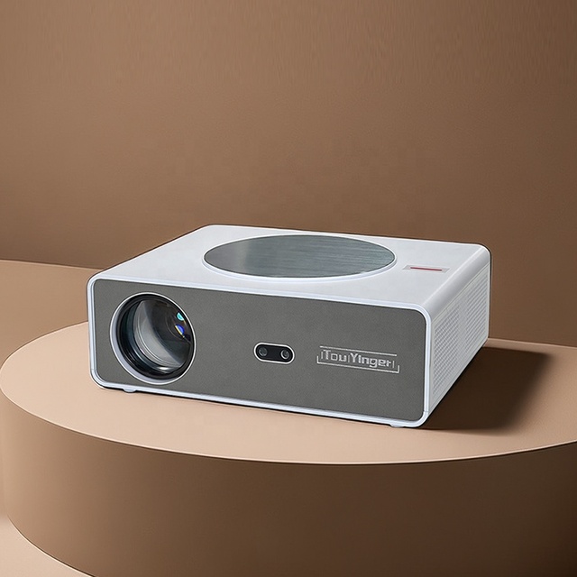 Touyinger Q11W 900 ANSI Lumens 1080P 4K LED Smart Android Portable Projector with Built-in Speakers for Home Theater