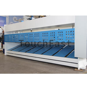 Máquina cortadora de guillotina eléctrica Touchfast para chapa Qc11k Qc12k <span class=keywords><strong>Elgo</strong></span> <span class=keywords><strong>P40</strong></span> Cnc Precio de la máquina cizalla - Product Image 2