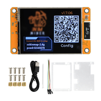 Carte de développement ESP32 avec écran tactile de 2,8 pouces, ESP32-2432S028, WiFi BLE, Type-C, avec boîtier en acrylique, port d'antenne externe