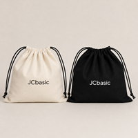 Sac en coton réutilisable avec cordon de serrage, logo personnalisé, pochette de protection contre la poussière pour chaussures, sacs à main, cadeaux, emballage de vente au détail, commandes en gros, voyage