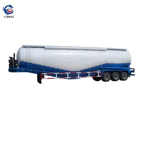 Überlegene Qualität 3 Achsen 50t Pulver Trocken masse Zement Tanker LKW Anhänger Silo Tanka hänger