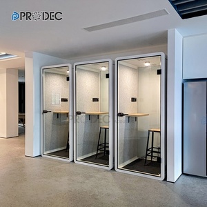 Cabina Insonorizada Individual <span class=keywords><strong>Prodec</strong></span> para Interiores, Aislamiento Acústico, Mini Estudio Móvil, Cabina de Trabajo - Product Image 5
