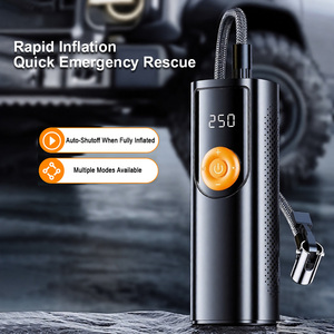 Gonfleur de pneus sans fil rechargeable 150 PSI avec affichage numérique, pompe à air portable pour voiture, moto, vélo, ballon - Product Image 3