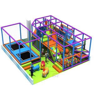 Parco Giochi al Coperto Personalizzato per Bambini, con Scivoli, Trampolini, Giostra e Altre Attività Divertenti - Product Image 2