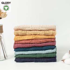 Selimut Bayi Muslin Katun Organik Lembut Warna Sesuai Pesanan Harga Pabrik - Product Image 1