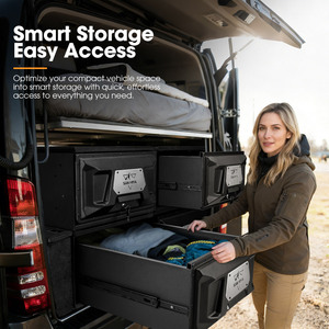 Organiseur de coffre de voiture étanche SAN HIMA UTE 4x4, tiroir multi-compartiments, rangement pour pick-up, tiroir de lit de camionnette, tiroir de véhicule de 700 mm - Product Image 5