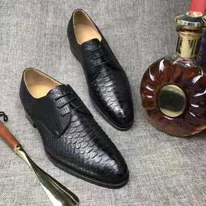 Nouvelle Collection 2026 – Chaussures de Luxe pour Hommes en Cuir de <span class=keywords><strong>Serpent</strong></span> – Élégance et Qualité Supérieure - Product Image 4