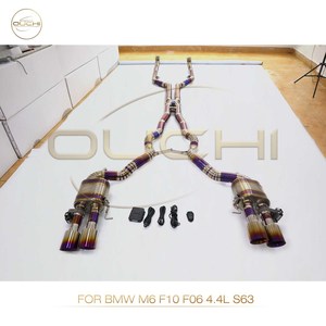 OUCHI lega di titanio per BMW M6 F10 F06 4.4L S63 Catback tubo di scarico sistema silenziatore con valvola Auto prestazioni parti - Product Image 2