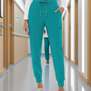 Pantalon de jogging en spandex de haute qualité pour uniforme médical, tenue de travail respirante unisexe pour médecins, professionnels de la santé et infirmiers, personnalisable OEM - Product Image 2