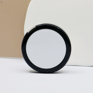 Yuecai Boîtier vide pour fond de teint coussin rond 15g, couvercle miroir argenté, base noire, pour <span class=keywords><strong>crème</strong></span> BB et <span class=keywords><strong>crème</strong></span> <span class=keywords><strong>CC</strong></span>, avec miroir, vente en gros - Product Image 5