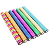 Feuille de marquage à froid générique HDFOIL en PET pour plastique, tissu, cuir, holographique multicolore, température 110-125°C, longueur 3000-6000m