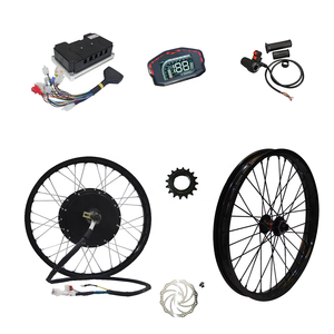 มอเตอร์ QS มอเตอร์ QS205 สกู๊ตเตอร์ 3000W 50H V3TI ล้อขนาด 17x1.6 นิ้ว ชุดควบคุม Fardriver ND72450 BLDC ชุดมาตรวัดความเร็ว DKD 3000W 50H - Product Image 1