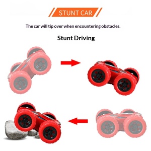 Véhicule tout-terrain à inertie à quatre roues motrices en plastique, double face, simulation, <span class=keywords><strong>jouet</strong></span> anti-chute pour garçon, vente en gros - Product Image 4