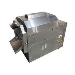 Machine à torréfier les graines <span class=keywords><strong>de</strong></span> <span class=keywords><strong>tournesol</strong></span>, équipement <span class=keywords><strong>de</strong></span> torréfaction des céréales et du soja, torréfacteur industriel automatique à gaz pour le traitement des noix - Product Image 2