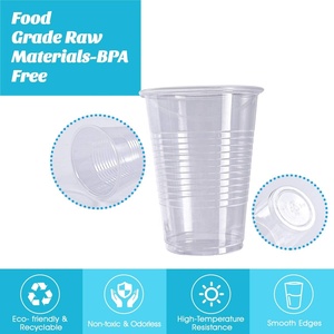 Tecnologia fuling prezzo di fabbrica riciclabile gelas plastik 6oz bicchieri pp bicchieri di plastica usa e getta per feste notturne in vetro - Product Image 6