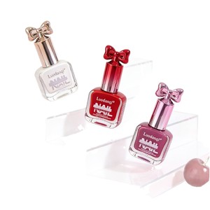 Vernis à ongles Luodanqi 24 couleurs 15 ml, design cerise, couleurs tendance pour femmes et filles - Product Image 5
