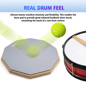 <span class=keywords><strong>Snare</strong></span> trống thực hành pad cho trống, 12-inch thực hành trống Pad - Product Image 5