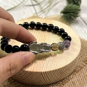 Pulsera de Piedra Natural con Cuentas de Vidrio Coloridas, Corazón, Chakra del Amor, MOQ Bajo, Ideal para Mayoristas, Soporte para Auditoría de Fábrica - Product Image 4