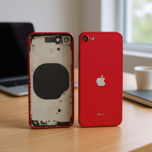 Custodia per Apple iPhone SE 2020 con cover posteriore rossa - Product Image 2