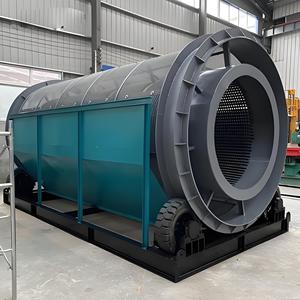 Máy sàng trống quay không trục hiệu quả cao để sàng lọc quặng/rác/đá/đất với hệ thống lọc 3 giai đoạn - Product Image 2