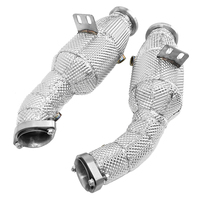 Tuyau d'échappement haute performance en acier inoxydable avec isolation pour Mercedes-Benz C43 W205 E43 W213 GLC43 GLE43 AMG 3.0T M276 2016+
