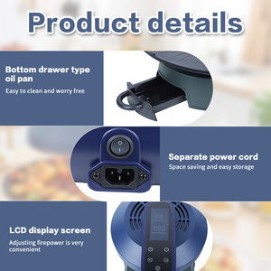 New Style Electric Infrared BBQ <b>Pan</b> 2026 Trending Adjustable Temperature Control Indoor Smokeless Barbecue Grill for Household - Product Image 3