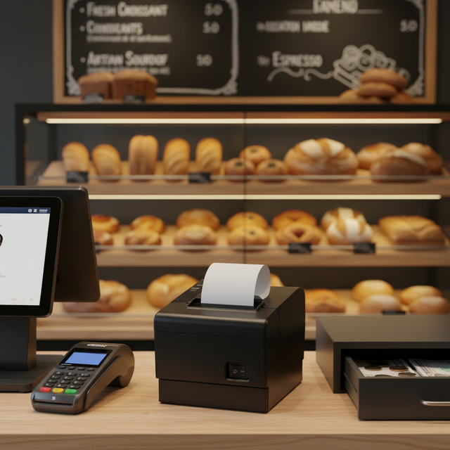 2Inch Retail Thermal POS Receipt Printer for Small Business Wireless Bluetooth Bill Printing Machine with Auto Cutter