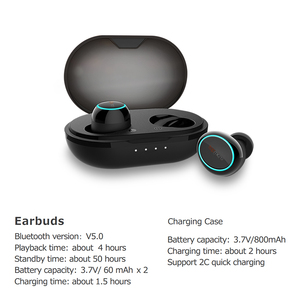 Auriculares inalámbricos impermeables True TWS con funda de carga (versión 5,0) - Product Image 4