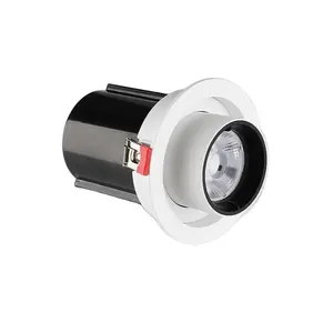 Lampu Sorot gimbal bulat 10W, lampu sorot led tersembunyi lensa 100mm