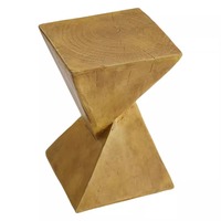 Mobilier d'hôtel espace public petits tabourets carrés Table de chambre hall d'hôtel Table basse Art présentoir salles à manger chaise