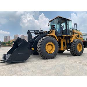 Chargeuse sur <span class=keywords><strong>pneus</strong></span> compacte 4x4 SYL956H5 de 5 tonnes pour travaux de terrassement avec attache rapide - Product Image 4