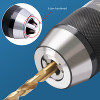 Mandrin de perçage sans clé auto-serrant B22 de 1 à 20 mm, type de verrouillage, pince de perçage sans clé, mandrin de perçage pour tour