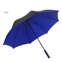 Parapluie de Golf Double couche résistant au vent et à la pluie ensoleillée, à Double usage, surdimensionné, automatique, à Long manche, vente en gros, Offre Spéciale