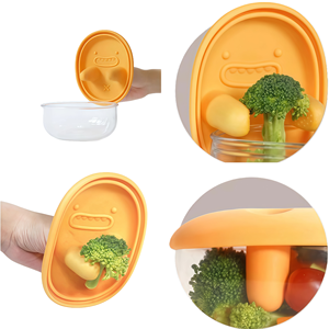 Wholesale No Mess <b>Snack</b> Box Leakproof Reusable <b>Container</b> for Travel and Daily Use - Product Image 1