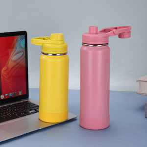 Botella de Agua al Vacío de Acero Inoxidable SILVERJET, 600ml 800ml 1000ml, Doble Pared Aislada, para Viajes, Oficina, Auto, Hogar - Product Image 3
