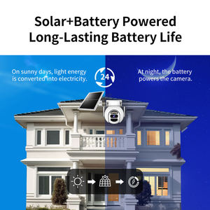 SMARSECUR Cámara de 3MP con Lente IP66 Impermeable, Visión Nocturna en Color, WiFi 5G/4G GSM, Carga Solar Continua de 365 Días, Detección Humana PIR - Product Image 6