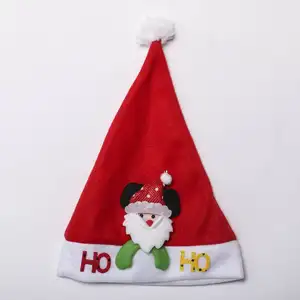 Wholesale Christmas Decoration Supplies Christmas Hats With Lights Gorra De Navidad Weihnachten Santa Hat Christmas Decorations
