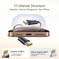   Câble magnétique USB C PD 100W pour iPhone 15 16, câble de charge rapide pour ordinateur portable Macbook, cordon de type C pour Samsung Xiaomi