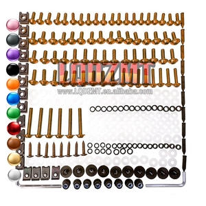 Kit de boulons de carénage en acier inoxydable pour <span class=keywords><strong>KAWASAKI</strong></span> <span class=keywords><strong>NINJA</strong></span> ZX9 ZX 9R 9 R ZX <span class=keywords><strong>900</strong></span> CC ZX900 ZX9R ZX-9R 98 99 <span class=keywords><strong>1998</strong></span> 1999, vis et écrous de carrosserie - Product Image 1