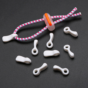 Mini plastik 3mm çan kordon kilidi asma çan kuyruk kanca kordon kilidi toka için fermuarlı çanta giysi açık kapanış halat aksesuarları - Product Image 5