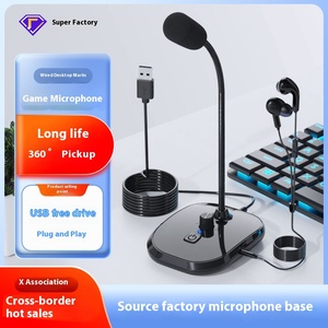 Usb năng động Microphone cho máy tính để bàn chơi game trực tiếp ghi âm và giọng nói K bài hát có dây máy tính xách tay máy tính với hộp gói bao gồm - Product Image 5