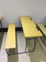 Meubles scolaires de bonne qualité, table et chaise d'étude en bois avec un design moderne, ignifuge, garantie de 5 ans
