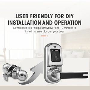 Locstar Hot thông minh thông minh số từ Bolt Key Card Reader truy cập bàn phím điện khóa cho tay nắm cửa cho khách sạn - Product Image 3