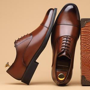 Casual business formal men's leather <b>shoes</b>, high-quality factory-made, business brand men's leather <b>shoes</b> - Product Image 3