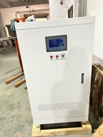 Régulateur de tension automatique SVC triphasé 100 KVA série SBW, grande sortie 304V-456V, 380V, en cuivre