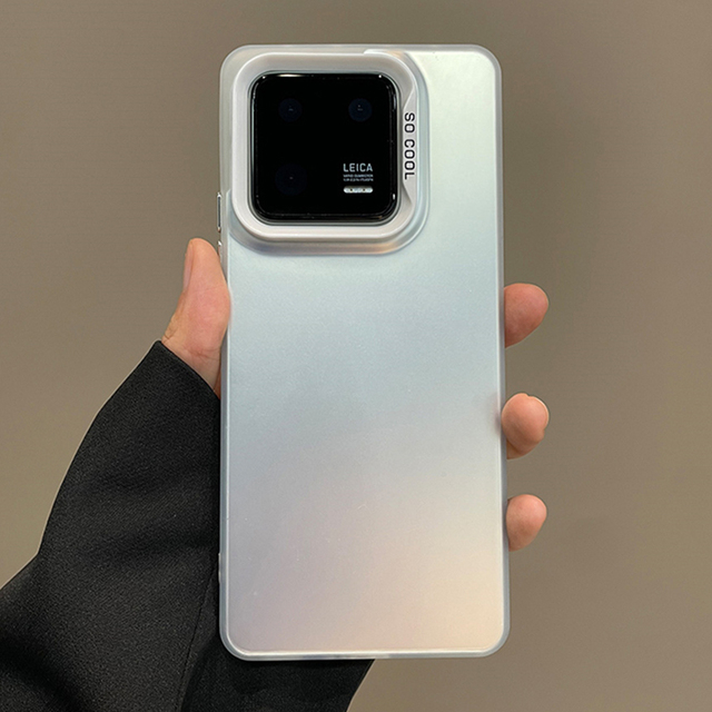 Translucent Matte Frosted Shockproof Case for Xiaomi 13 14 Pro 12 Ultra 13Ultra Original High Out Lens Protection Back Cover