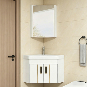 Lavabo de salle de bain moderne en céramique, gain de place, pour meubles-lavabos d'hôtel, prix avantageux, directement de l'usine - Product Image 1