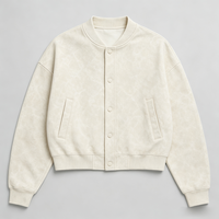 Blouson Oversize Délavé à l'Acide OEM en Gros, Impression DTG Kornit, Streetwear, Fournisseur Populaire, Minimaliste Y2K Cargo