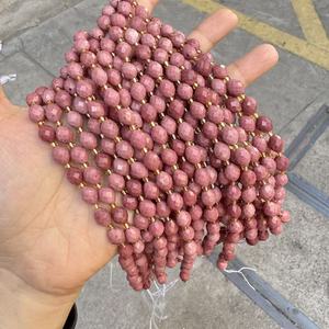 Natural Rhodonite Seed <strong>Pearl</strong> Facets Wholesale Stone &amp; Crystal Jewelry Making Loose <strong>Beads</strong> - Product Image 2